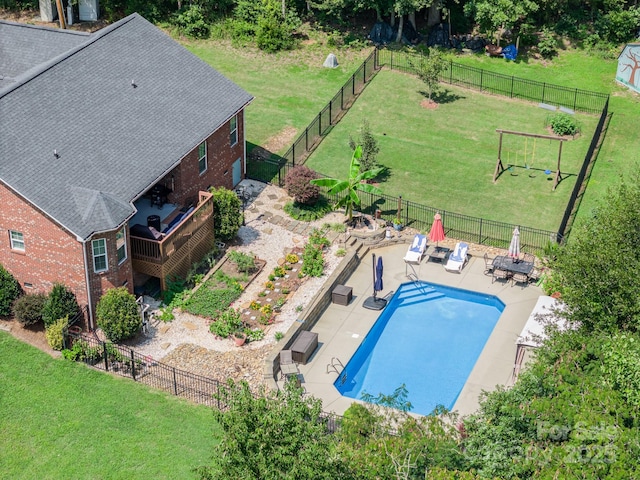 600 Old Hardin Rd, Dallas, NC 28034 - aerial view