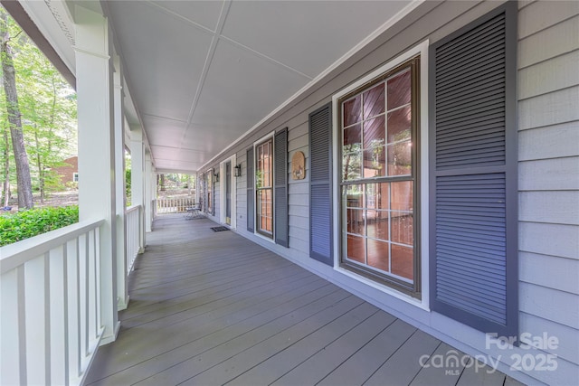 2310 Vestry Pl, Charlotte, NC 28270 - wooden terrace featuring a porch