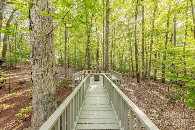 2310 Vestry Pl, Charlotte, NC 28270 - surrounding community featuring a wooded view