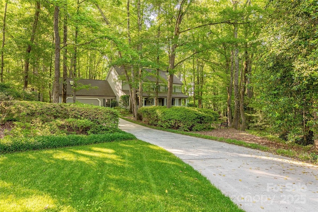 2310 Vestry Pl, Charlotte, NC 28270 - surrounding community with a wooded view and a yard