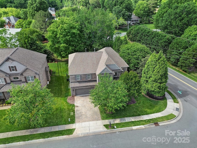 5633 Open Book Ln, Charlotte, NC 28270 - view from above of property