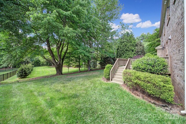 5633 Open Book Ln, Charlotte, NC 28270 - view of yard with stairway