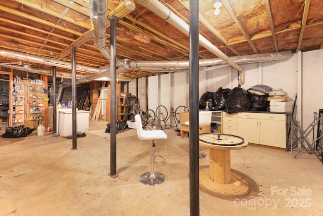 1407 Jodhpur Ct, Charlotte, NC 28212 - view of unfinished below grade area