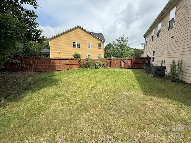 4504 Rockland Ct, High Point, NC 27265 - view of yard featuring cooling unit and a gate