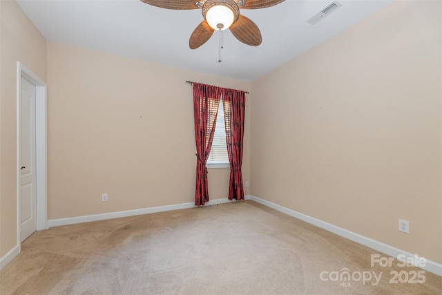 4504 Rockland Ct, High Point, NC 27265 - unfurnished room with carpet and ceiling fan