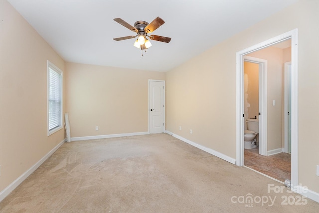 4504 Rockland Ct, High Point, NC 27265 - carpeted spare room featuring ceiling fan and baseboards