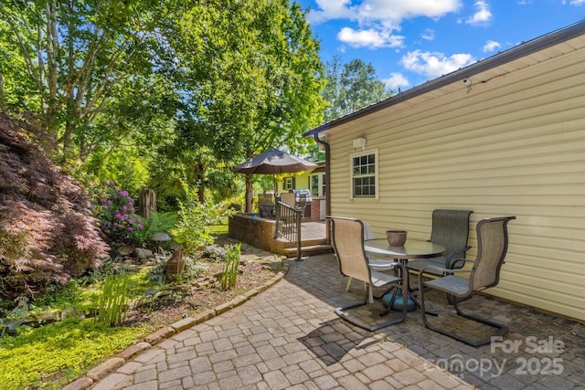 3755 River Rd, Richfield, NC 28137 - view of patio / terrace with outdoor dining space