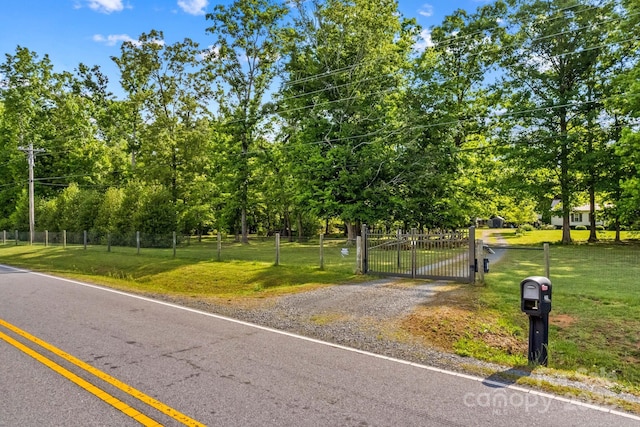 3755 River Rd, Richfield, NC 28137 - view of road with a gate and view of scattered trees