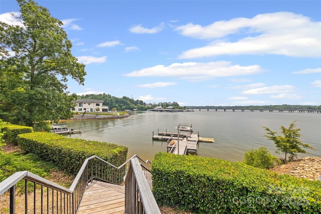16108 Woolwine Rd, Charlotte, NC 28278 - dock featuring a water view