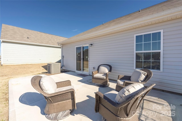 2754 Legacy Ridge Ln, Catawba, NC 28609 - view of patio featuring central AC