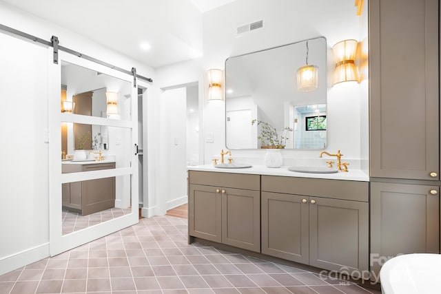 4316 Old Saybrook Ct, Charlotte, NC 28211 - full bath with a walk in shower, double vanity, and baseboards