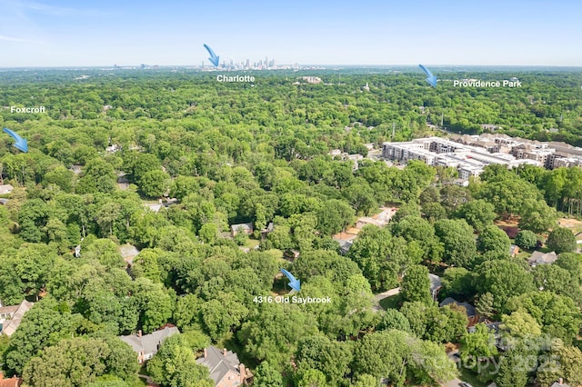 4316 Old Saybrook Ct, Charlotte, NC 28211 - drone / aerial view of a forest