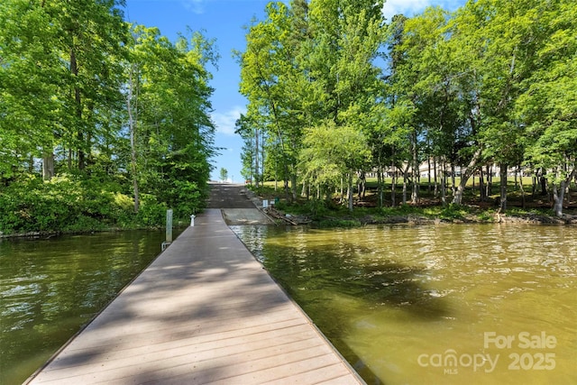 8505 Loxton Cir, Charlotte, NC 28214 - dock area with a water view