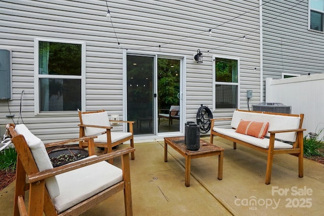 12021 Basking Dr, Charlotte, NC 28214 - view of patio with fence