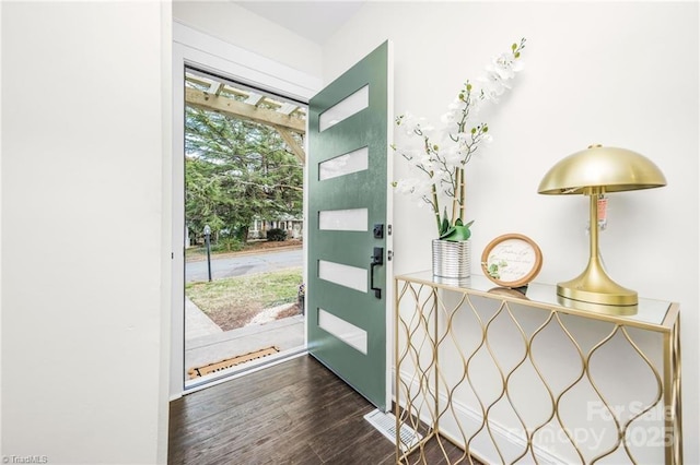 900 Gales Ave, Winston Salem, NC 27103 - entryway with visible vents and wood finished floors