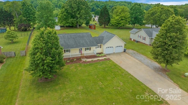 view of subject property