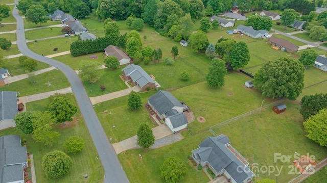 aerial perspective of suburban area