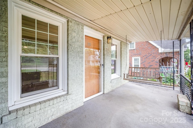 813 S Ridge Ave, Kannapolis, NC 28083 - view of patio / terrace featuring covered porch