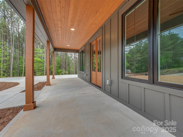 109 Ashley Ct, Mill Spring, NC 28756 - view of patio with a porch