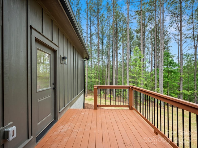 109 Ashley Ct, Mill Spring, NC 28756 - view of wooden deck