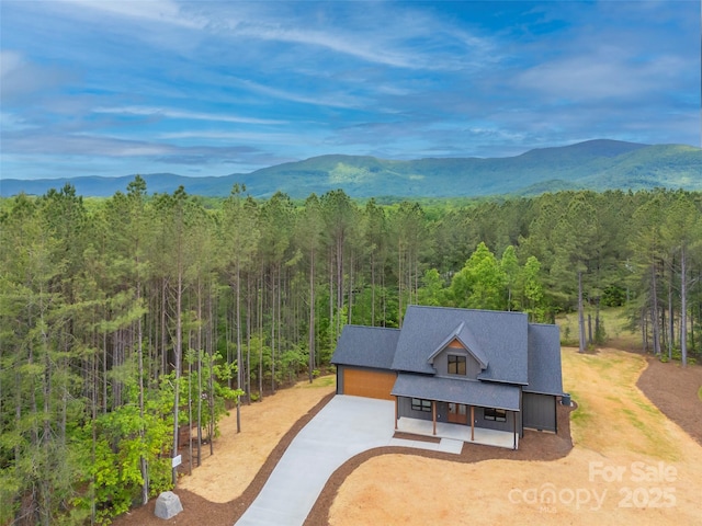 109 Ashley Ct, Mill Spring, NC 28756 - view of subject property featuring a forest and mountains