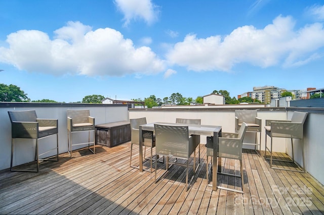 945 Westbrook Dr Unit A, Charlotte, NC 28202 - view of wooden terrace