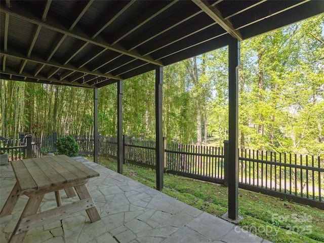 203 Lake Dr, Hendersonville, NC 28739 - view of unfurnished sunroom