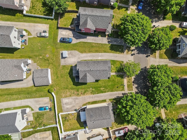 aerial view of residential area