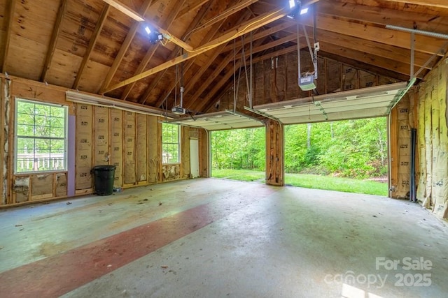 910 Hannah Mountain Rd, Otto, NC 28763 - interior space featuring a garage door opener