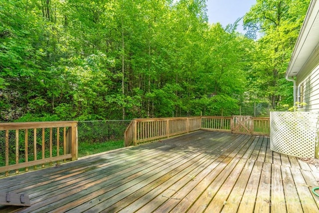 910 Hannah Mountain Rd, Otto, NC 28763 - view of wooden terrace