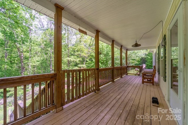 910 Hannah Mountain Rd, Otto, NC 28763 - wooden terrace with a porch