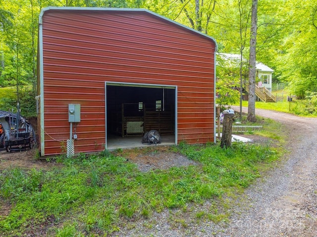 910 Hannah Mountain Rd, Otto, NC 28763 - view of detached garage