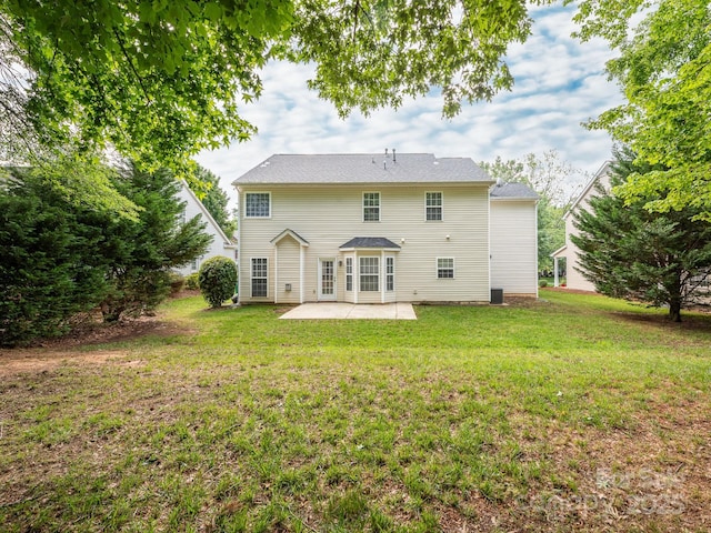 3626 Cole Mill Rd, Charlotte, NC 28270 - back of house with a patio area and a lawn