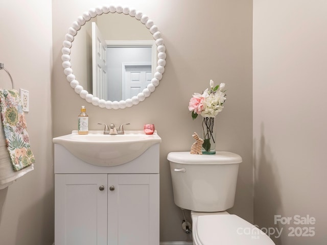 3626 Cole Mill Rd, Charlotte, NC 28270 - half bathroom featuring toilet and vanity