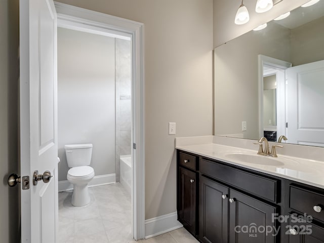 709 Cavesson Way, Monroe, NC 28110 - bathroom featuring vanity and tile patterned flooring