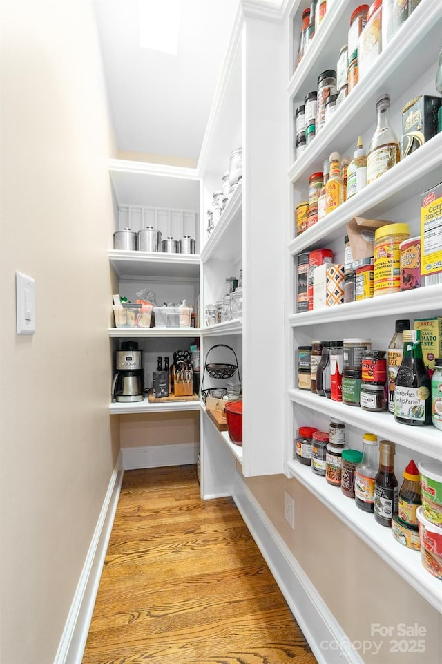 view of pantry