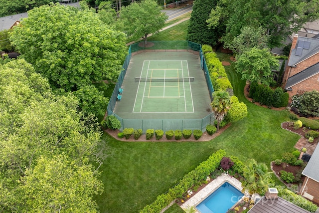 drone / aerial view