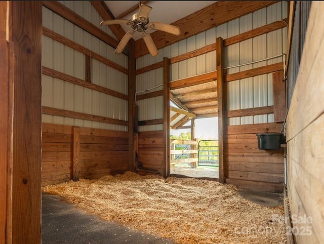 view of horse barn