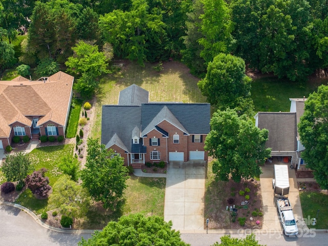 1465 Porters Ct, Concord, NC 28025 - aerial view of property and surrounding area