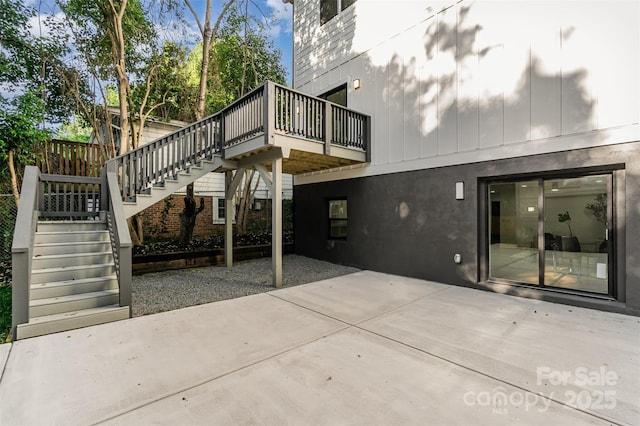 2224 Highland St, Charlotte, NC 28208 - view of patio with stairway