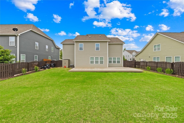 10906 Charmont Pl, Huntersville, NC 28078 - rear view of house with a deck