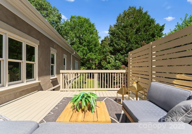 4429 Cameron Oaks Dr, Charlotte, NC 28211 - view of wooden terrace