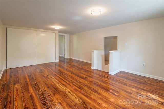9 N St, Weaverville, NC 28787 - spare room with wood finished floors and baseboards