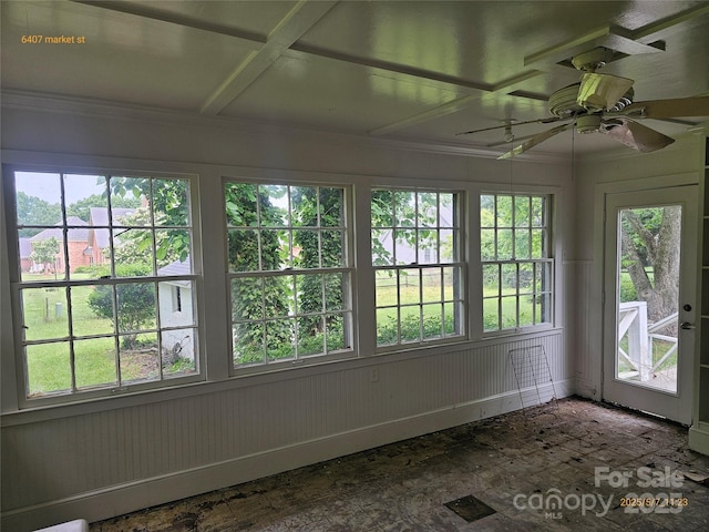 6407 Market St, Charlotte, NC 28215 - unfurnished sunroom featuring plenty of natural light