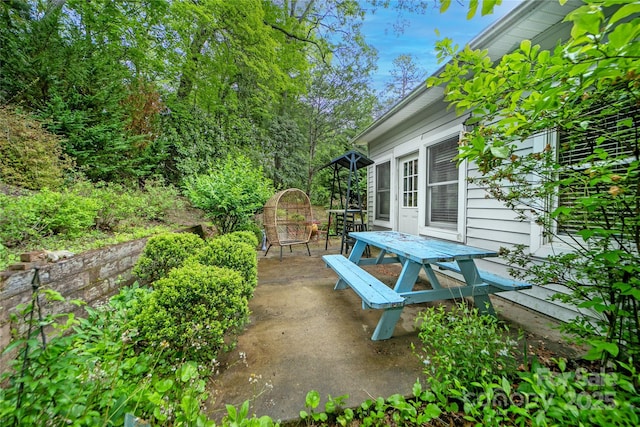 view of patio