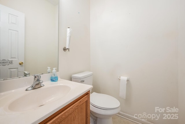 10016 Lawing School Rd, Charlotte, NC 28214 - half bathroom with toilet and vanity