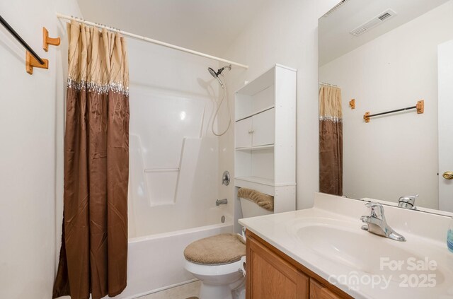 10016 Lawing School Rd, Charlotte, NC 28214 - full bathroom with vanity and shower / bath combo