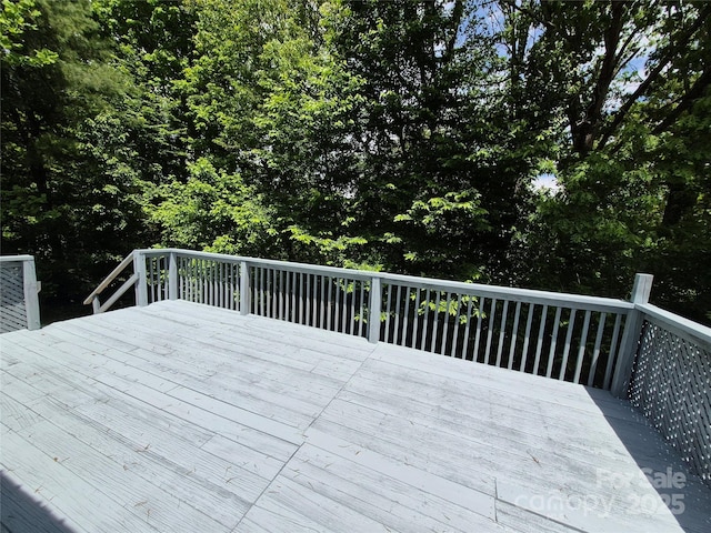 view of deck