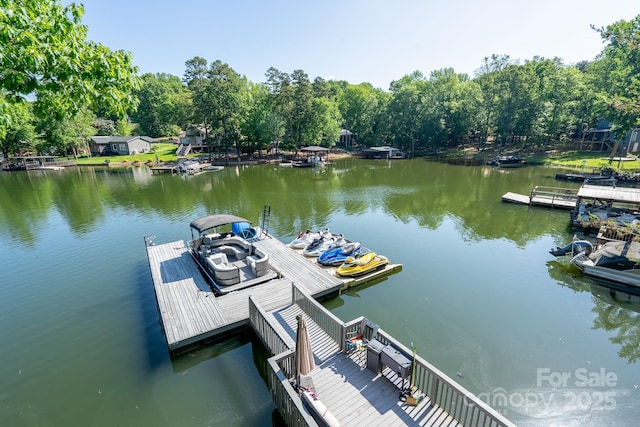 126 Strand Rd, New London, NC 28127 - dock area with a water view