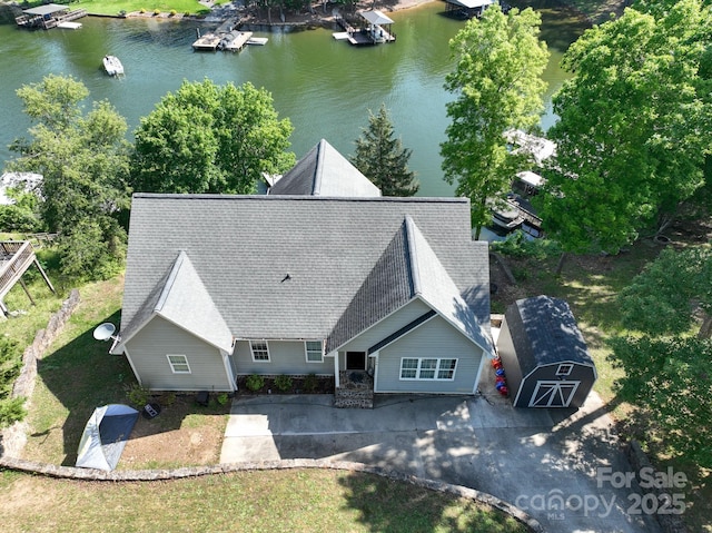 126 Strand Rd, New London, NC 28127 - view from above of property featuring a nearby body of water